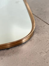 Load image into Gallery viewer, Solid Brass Framed Vintage Mirror