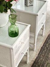 Load image into Gallery viewer, Pair Rattan and Bamboo Pedestals