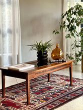 Load image into Gallery viewer, Solid Imbuia Coffee Table with Glass Inlay