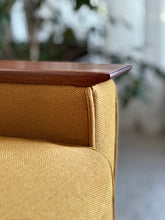 Load image into Gallery viewer, "Sunshine Mustard" Four Seater Vintage Couch