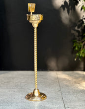 Load image into Gallery viewer, Art Nouveau Standing Ashtray - Brass