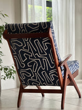 Load image into Gallery viewer, Mid-Century High-Back Armchair