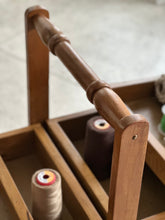 Load image into Gallery viewer, Vintage Sewing Caddy | Hobby Room Caddy