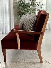 Load image into Gallery viewer, Vintage, Oak Framed Couch