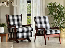 Load image into Gallery viewer, Pair of Vintage "His & Hers" Armchairs