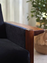 Load image into Gallery viewer, Pair of Lubis Armchairs in Midnight Navy