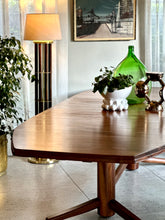 Load image into Gallery viewer, Solid Kiaat Artecasa Extendable Dining Table (Double Inner Leaves)