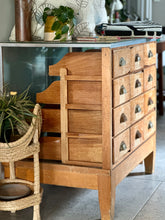 Load image into Gallery viewer, Vintage Solid Haberdashery Cabinet
