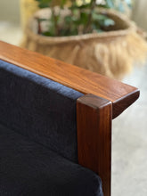 Load image into Gallery viewer, Pair of Lubis Armchairs in Midnight Navy