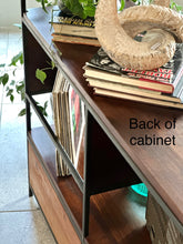 Load image into Gallery viewer, Media / Wall Unit / Room Divider in Solid Imbuia & Steel