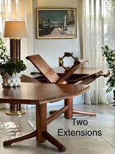 Load image into Gallery viewer, Solid Kiaat Artecasa Extendable Dining Table (Double Inner Leaves)