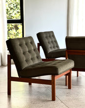 Load image into Gallery viewer, Danish "Moduline" Lounge Chairs by Ole Gjerløv-Knudsen for France & Søn, 1962 - SET OF THREE