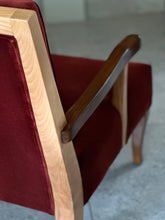 Load image into Gallery viewer, Vintage, Oak Framed Couch