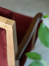 Load image into Gallery viewer, Vintage, Oak Framed Couch