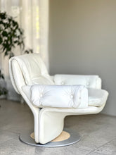 Load image into Gallery viewer, Post-Modern Leather Swivel Chair | Credited to Artifort