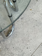 Load image into Gallery viewer, Glass & Chrome Round Coffee Table