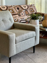 Load image into Gallery viewer, Pair of Retro Upholstered Armchairs