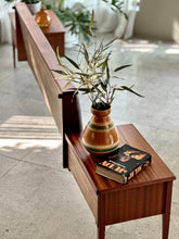 Load image into Gallery viewer, Mid-Century Headboard & Pedestals | Queen Bed