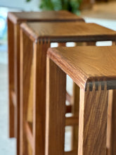 Load image into Gallery viewer, Three Solid Kiaat Bar Stools