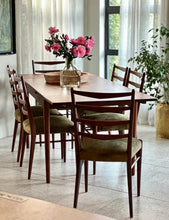 Load image into Gallery viewer, Dutch Teak Dining Set & Six Chairs Model St09