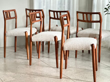 Load image into Gallery viewer, Danish Dining set | Oval Extendable Table & 6 Chairs