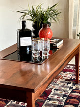 Load image into Gallery viewer, Solid Imbuia Coffee Table with Glass Inlay