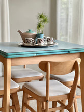 Load image into Gallery viewer, Retro Kitchen Table with a Set of Four Chairs