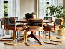 Load image into Gallery viewer, Set of Eight Mid-Century Cesca Chairs - Powder Coated and Upholstered