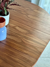 Load image into Gallery viewer, Round Mid-Century Extendable Dining Table