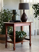 Load image into Gallery viewer, Two-Tier Side/Lamp Table in Teak