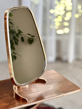 Load image into Gallery viewer, Solid Brass Framed Tabletop | Vanity Mirror