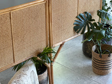 Load image into Gallery viewer, Cane Headboards (Selling as a Pair as joined they form a King-Size)