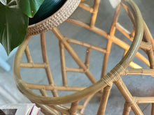 Load image into Gallery viewer, Chippendale Style Cane and Glass Dining Table