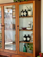 Load image into Gallery viewer, Vintage Bookcase / Display Cabinet