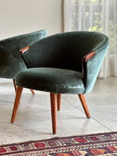 Load image into Gallery viewer, Mid-Century Modern Pair of Refined Lounge Chairs