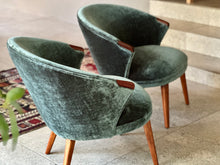 Load image into Gallery viewer, Mid-Century Modern Pair of Refined Lounge Chairs