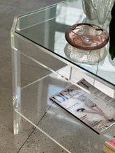 Load image into Gallery viewer, Acrylic Two Tiered Coffee / Side Table