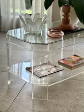 Load image into Gallery viewer, Acrylic Two Tiered Coffee / Side Table
