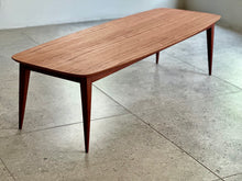 Load image into Gallery viewer, Mid-Century Surfboard Style Coffee Table