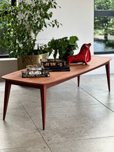 Load image into Gallery viewer, Mid-Century Surfboard Style Coffee Table