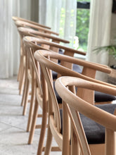 Load image into Gallery viewer, Set of Six G&T Wishbone-Style Dining Chairs