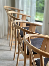 Load image into Gallery viewer, Set of Six G&T Wishbone-Style Dining Chairs