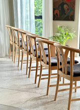 Load image into Gallery viewer, Set of Six G&T Wishbone-Style Dining Chairs