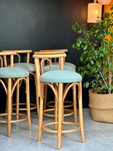 Load image into Gallery viewer, Set Of 6 Cane Kitchen/Bar Chairs