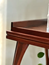 Load image into Gallery viewer, Vintage Two-Tier Drinks Trolley with Wishbone-style Legs