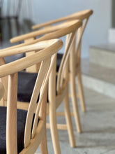 Load image into Gallery viewer, Set of Six G&T Wishbone-Style Dining Chairs