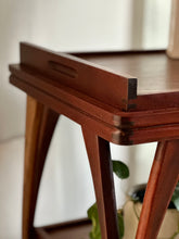 Load image into Gallery viewer, Vintage Two-Tier Drinks Trolley with Wishbone-style Legs