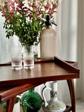 Load image into Gallery viewer, Vintage Two-Tier Drinks Trolley with Wishbone-style Legs