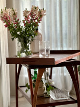 Load image into Gallery viewer, Vintage Two-Tier Drinks Trolley with Wishbone-style Legs