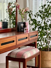Load image into Gallery viewer, Mid-Century Dresser With Mirror And Stool